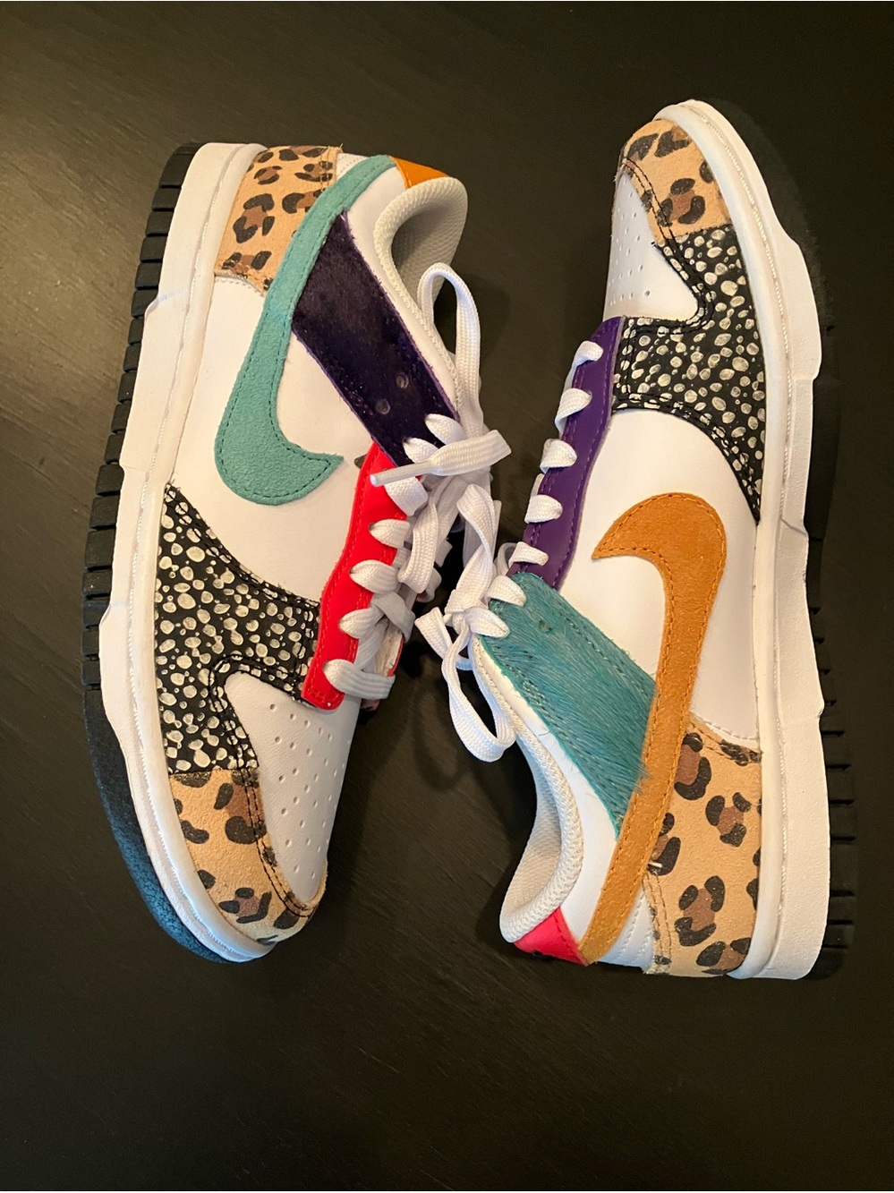 RARE Nike Wmns Dunk Low SE Safari Mix Sneakers Shoes NEW - Picture 4 of 10